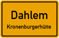 Wilhelm-Tell-Gasse in DahlemKronenburgerhütte