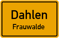 Hauptweg in DahlenFrauwalde