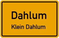 Eschenweg in DahlumKlein Dahlum