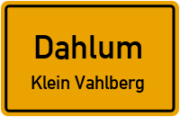 Dorfstraße in DahlumKlein Vahlberg