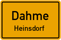 Heinsdorf-Ringstraße in DahmeHeinsdorf