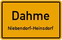 Heinsdorf-Niebendorfer Straße in DahmeNiebendorf-Heinsdorf