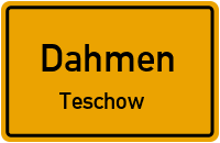 Alte Dorfstraße in DahmenTeschow