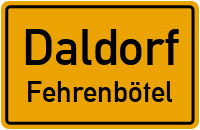 Ricklinger Straße in DaldorfFehrenbötel