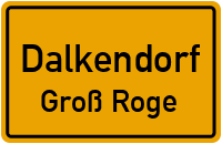 Hauptstraße in DalkendorfGroß Roge
