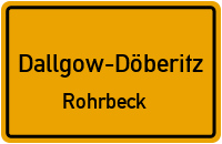 Feldstraße in Dallgow-DöberitzRohrbeck