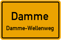 Wieselpfad in DammeDamme-Wellenweg
