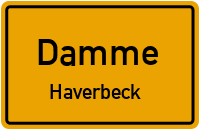 Mühlenweg in DammeHaverbeck