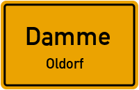 Straßenverzeichnis Damme Oldorf
