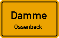 Straßenverzeichnis Damme Ossenbeck