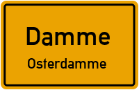 Straßenverzeichnis Damme Osterdamme