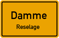 Reselager Straße in DammeReselage
