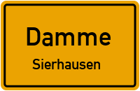 Sierhauser Weg in DammeSierhausen