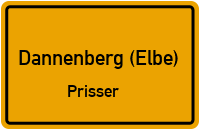 Straßenverzeichnis Dannenberg (Elbe) Prisser