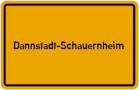 City Sign Dannstadt-Schauernheim