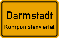 Regerweg in DarmstadtKomponistenviertel
