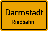 Bunsenstraße in DarmstadtRiedbahn