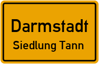 Alter Griesheimer Weg in DarmstadtSiedlung Tann