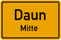 Friedhofstraße in DaunMitte