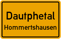 Schelde-Lahn-Straße in DautphetalHommertshausen