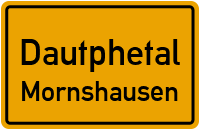 Straßenverzeichnis Dautphetal Mornshausen