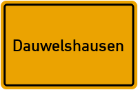 City Sign Dauwelshausen