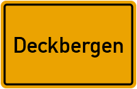 Deckbergen in Niedersachsen