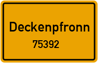 75392 Deckenpfronn