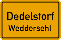 Weddersehler Dorfstraße in DedelstorfWeddersehl