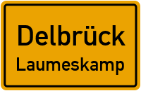 Schulstraße in DelbrückLaumeskamp