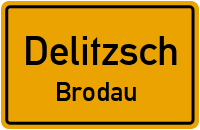 Brodauer Dorfstraße in DelitzschBrodau