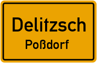 Sprödaer Straße in DelitzschPoßdorf