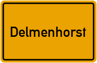 Ortsschild von Stadt Delmenhorst in Niedersachsen
