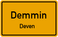 Straßen in Demmin Deven