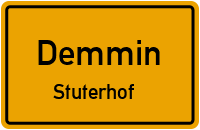 Taubenweg in DemminStuterhof