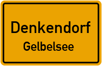 Kreisstraße in DenkendorfGelbelsee