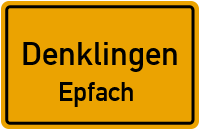 Flößerstraße in DenklingenEpfach