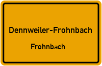 Flurweg in Dennweiler-FrohnbachFrohnbach