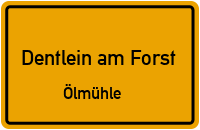 Oelmühle in Dentlein am ForstÖlmühle