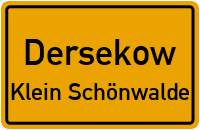 Kurzer Weg in DersekowKlein Schönwalde