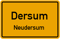 Dorfstraße in DersumNeudersum