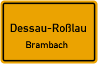 Zerbster Weg in Dessau-RoßlauBrambach