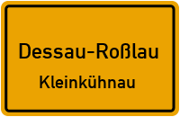 Hauptstraße in Dessau-RoßlauKleinkühnau