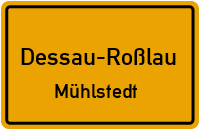 Dorfstraße in Dessau-RoßlauMühlstedt