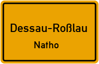 Stadtweg in Dessau-RoßlauNatho