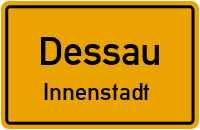 Straßen in Dessau Innenstadt
