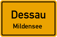Straßen in Dessau Mildensee