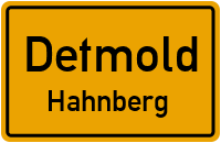 Falkenburgweg in DetmoldHahnberg
