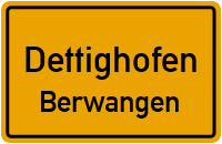Kreisstraße in DettighofenBerwangen