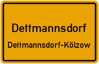 Rostocker Straße in DettmannsdorfDettmannsdorf-Kölzow